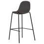 High table and 3-piece dark gray fabric stools. by vidaXL, Furniture sets for kitchens and dining rooms - Ref: Foro24-3050006...