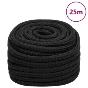 Deep black polypropylene boat rope 20 mm 25 m by vidaXL, Ropes and metal cords - Ref: Foro24-152526, Price: 42,99 €, Discount: %