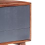 Gray Sheesham solid wood TV cabinet 140x30x35 cm by vidaXL, TV Furniture - Ref: Foro24-286369, Price: 178,41 €, Discount: %