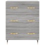 Aparador alto madera contrachapada gris sonoma 69,5x34x180 cm de vidaXL, Aparadores - Ref: Foro24-3189363, Precio: 152,47 €, ...