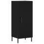 Aparador de madera contrachapada negro 34,5x34x180 cm de vidaXL, Aparadores - Ref: Foro24-3189646, Precio: 106,03 €, Descuent...