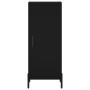 Aparador de madera contrachapada negro 34,5x34x180 cm de vidaXL, Aparadores - Ref: Foro24-3189646, Precio: 106,03 €, Descuent...