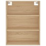 Aparador alto madera contrachapada color roble 69,5x34x180 cm de vidaXL, Aparadores - Ref: Foro24-3200500, Precio: 139,95 €, ...