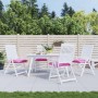 Gartenstuhlkissen, 4 Stück, rosa Oxford-Stoff, 50 x 50 x 7 cm von vidaXL, Kissen für Stühle und Sofas - Ref: Foro24-361559, P...