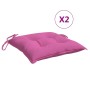 Garden Chair Cushions 4 Pcs Pink Oxford Fabric 50x50x7 cm by vidaXL, Cushions for chairs and sofas - Ref: Foro24-361559, Pric...