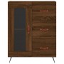 Tall oak brown plywood sideboard 69.5x34x180 cm by vidaXL, Sideboards - Ref: Foro24-3189484, Price: 153,45 €, Discount: %