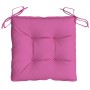 Cojines de silla de jardín 4 uds tela Oxford rosa 50x50x7 cm de vidaXL, Cojines para sillas y sofás - Ref: Foro24-361559, Pre...