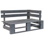 6-piece pallet furniture and gray impregnated pine wood cushions by vidaXL, Garden sets - Ref: Foro24-3066916, Price: 600,46 ...