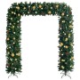 Christmas tree arch with LEDs and green balls 240 cm by vidaXL, Christmas trees - Ref: Foro24-3078013, Price: 215,09 €, Disco...