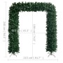 Arco árbol de Navidad con LEDs verde 240 cm de vidaXL, Arboles de navidad - Ref: Foro24-3077972, Precio: 197,41 €, Descuento: %