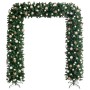 Arco árbol de Navidad con LEDs y bolas verde 240 cm de vidaXL, Arboles de navidad - Ref: Foro24-3078054, Precio: 223,23 €, De...