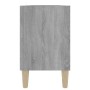 Mueble de TV patas madera maciza gris Sonoma 103,5x30x50 cm de vidaXL, Muebles TV - Ref: Foro24-813153, Precio: 57,68 €, Desc...