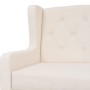 3 seater cream white fabric sofa by vidaXL, Sofas - Ref: Foro24-245451, Price: 434,99 €, Discount: %