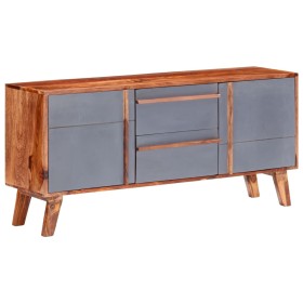 Gray Sheesham solid wood sideboard 120x30x55 cm by vidaXL, Sideboards - Ref: Foro24-286371, Price: 250,70 €, Discount: %