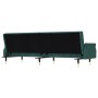 Sofá cama con cojines terciopelo verde oscuro de vidaXL, Sofás - Ref: Foro24-351859, Precio: 277,74 €, Descuento: %