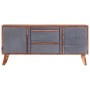 Aparador de madera maciza de Sheesham gris 120x30x55 cm de vidaXL, Aparadores - Ref: Foro24-286371, Precio: 251,99 €, Descuen...