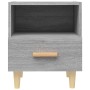 Mesitas de noche 2 unidades color gris Sonoma 40x35x47 cm de vidaXL, Mesitas de noche - Ref: Foro24-817300, Precio: 67,28 €, ...