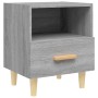 Mesitas de noche 2 unidades color gris Sonoma 40x35x47 cm de vidaXL, Mesitas de noche - Ref: Foro24-817300, Precio: 67,28 €, ...