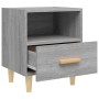 Nightstands 2 units Sonoma gray color 40x35x47 cm by vidaXL, Nightstands - Ref: Foro24-817300, Price: 68,99 €, Discount: %