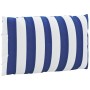 Pallet cushions 3 pieces blue and white striped Oxford fabric by vidaXL, Cushions for chairs and sofas - Ref: Foro24-361785, ...