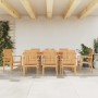 Stackable garden chairs 8 units teak wood 56.5x57.5x91 cm by vidaXL, Garden chairs - Ref: Foro24-3157903, Price: 1,00 €, Disc...