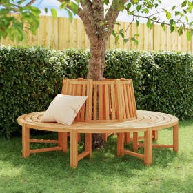 Bancos de árbol semicirculares 2 uds madera maciza teca Ø201 cm de vidaXL, Bancos de jardín - Ref: Foro24-3157907, Precio: 1,...