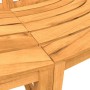 Semicircular tree benches 2 pcs solid teak wood Ø201 cm by vidaXL, garden benches - Ref: Foro24-3157907, Price: 1,00 €, Disco...