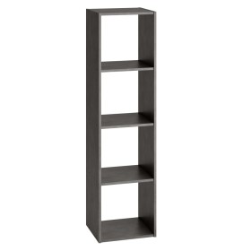 FMD Shelving unit with 4 compartments matera gray by FMD, Bookcases and shelves - Ref: Foro24-437002, Price: 77,99 €, Discoun...