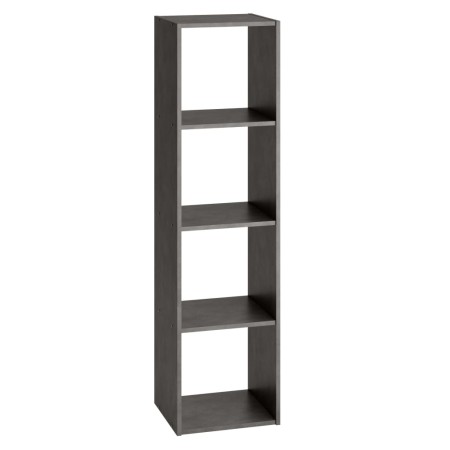 FMD Shelving unit with 4 compartments matera gray by FMD, Bookcases and shelves - Ref: Foro24-437002, Price: 77,19 €, Discoun...