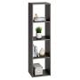 FMD Shelving unit with 4 compartments matera gray by FMD, Bookcases and shelves - Ref: Foro24-437002, Price: 77,19 €, Discoun...