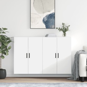 Wall cabinets 2 units white 69.5x34x90 cm by vidaXL, Sideboards - Ref: Foro24-3195627, Price: 151,99 €, Discount: %