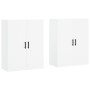 Wall cabinets 2 units white 69.5x34x90 cm by vidaXL, Sideboards - Ref: Foro24-3195627, Price: 137,99 €, Discount: %