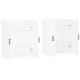 Wall cabinets 2 units white 69.5x34x90 cm by vidaXL, Sideboards - Ref: Foro24-3195627, Price: 137,99 €, Discount: %