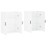 Wall cabinet 2 units glossy white 69.5x34x90 cm by vidaXL, Sideboards - Ref: Foro24-3195629, Price: 152,59 €, Discount: %