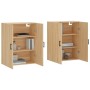 Armario de pared 2 unidades roble Sonoma 69,5x34x90 cm de vidaXL, Aparadores - Ref: Foro24-3195630, Precio: 133,71 €, Descuen...