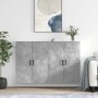 Wall-mounted cabinet 2 units concrete gray 69.5x34x90 cm by vidaXL, Sideboards - Ref: Foro24-3195631, Price: 134,83 €, Discou...