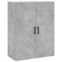 Armario de pared 2 unidades gris hormigón 69,5x34x90 cm de vidaXL, Aparadores - Ref: Foro24-3195631, Precio: 141,39 €, Descue...