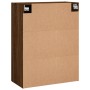 Armarios de pared 2 unidades marrón roble 69,5x34x90 cm de vidaXL, Aparadores - Ref: Foro24-3195634, Precio: 142,26 €, Descue...