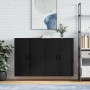 Wall cabinets 2 units black 69.5x34x90 cm by vidaXL, Sideboards - Ref: Foro24-3195636, Price: 167,31 €, Discount: %