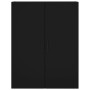 Armarios de pared 2 unidades negro 69,5x34x90 cm de vidaXL, Aparadores - Ref: Foro24-3195636, Precio: 167,31 €, Descuento: %