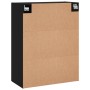 Armarios de pared 2 unidades negro 69,5x34x90 cm de vidaXL, Aparadores - Ref: Foro24-3195636, Precio: 167,31 €, Descuento: %