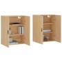 Armario de pared 2 unidades roble Sonoma 69,5x34x90 cm de vidaXL, Aparadores - Ref: Foro24-3195638, Precio: 148,33 €, Descuen...