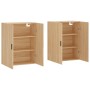 Wall-mounted cabinet 2 units Sonoma oak 69.5x34x90 cm by vidaXL, Sideboards - Ref: Foro24-3195638, Price: 131,54 €, Discount: %