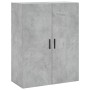 Armario de pared 2 unidades gris hormigón 69,5x34x90 cm de vidaXL, Aparadores - Ref: Foro24-3195639, Precio: 129,99 €, Descue...