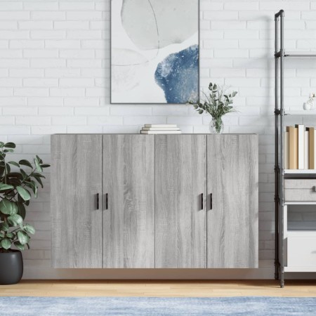 Wall cabinets 2 units gray Sonoma 69.5x34x90 cm by vidaXL, Sideboards - Ref: Foro24-3195641, Price: 130,99 €, Discount: %