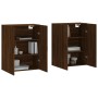 Wall cabinets 2 units oak brown 69.5x34x90 cm by vidaXL, Sideboards - Ref: Foro24-3195642, Price: 129,99 €, Discount: %