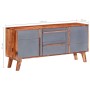 Gray Sheesham solid wood sideboard 120x30x55 cm by vidaXL, Sideboards - Ref: Foro24-286371, Price: 251,99 €, Discount: %