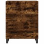 Aparador alto madera contrachapada roble ahumado 69,5x34x180 cm de vidaXL, Aparadores - Ref: Foro24-3195872, Precio: 185,05 €...