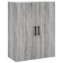 Aparador alto madera contrachapada gris sonoma 69,5x34x180 cm de vidaXL, Aparadores - Ref: Foro24-3195873, Precio: 189,87 €, ...