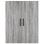 Aparador alto madera contrachapada gris sonoma 69,5x34x180 cm de vidaXL, Aparadores - Ref: Foro24-3195873, Precio: 189,87 €, ...